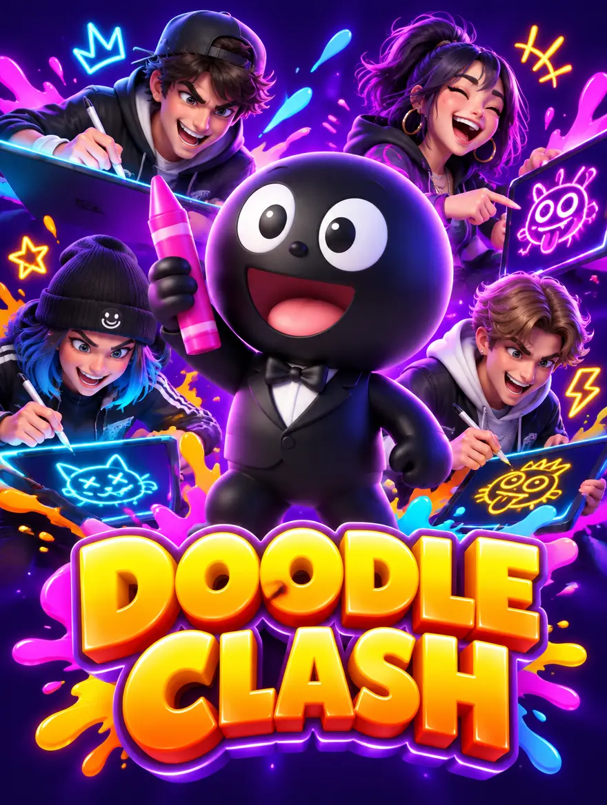 Doodle Clash — Zeichnen und Raten, Szene aus Survize Party